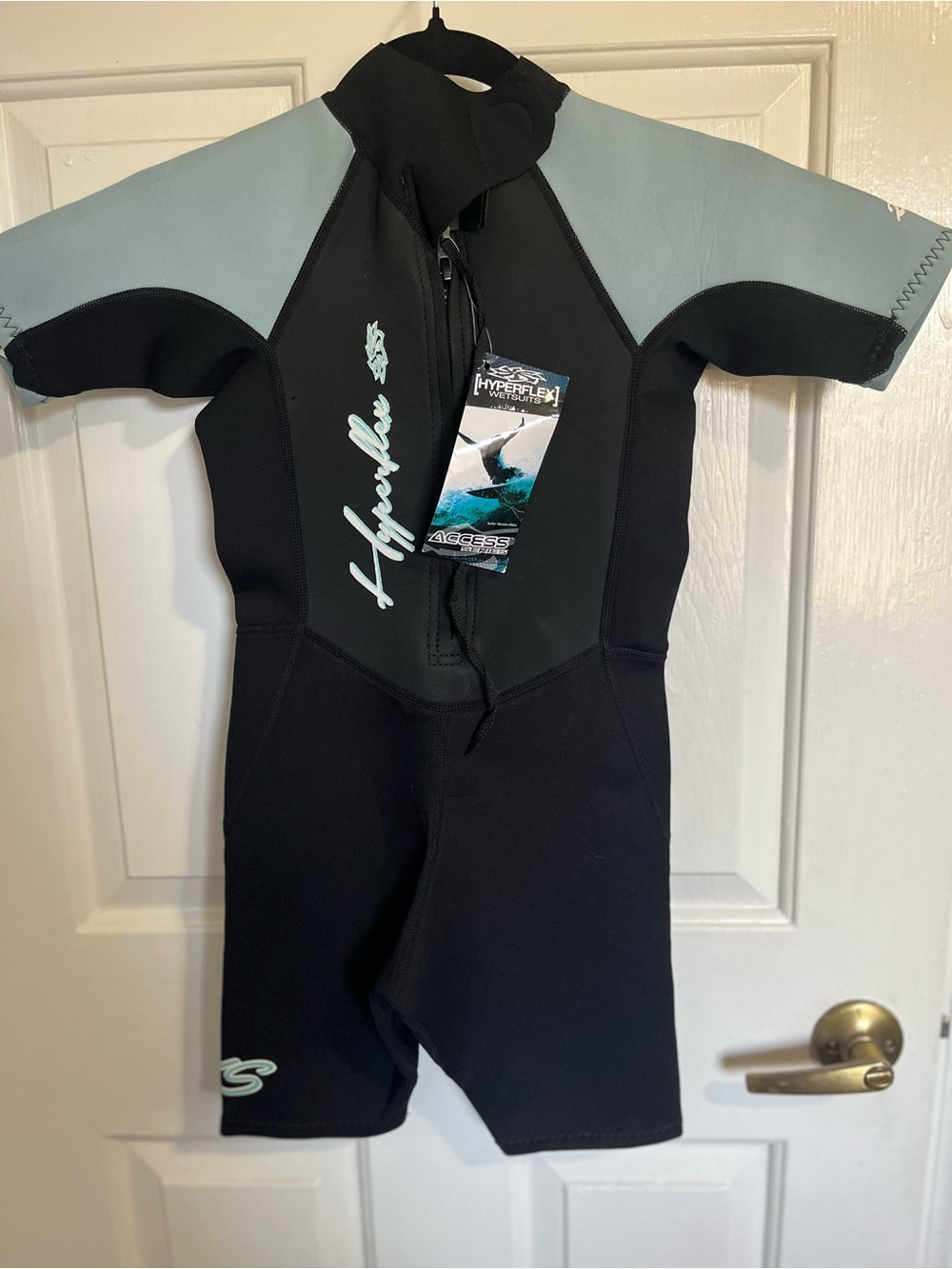 Hyperflex Wetsuits Access Series Wetsuit - Black with Teal Accents